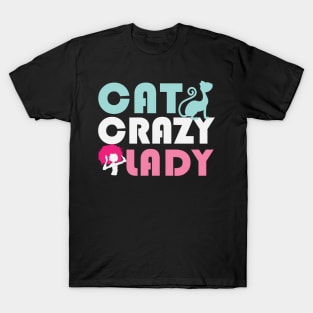 Cat Crazy Lady T-Shirt